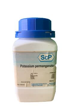 Potassium permanganate in Bottle Potassium permanganate in Bottle