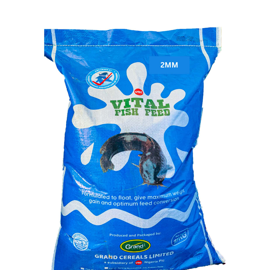 Vital Fish Feed (2mm) in Bags Vital Fish Feed (2mm) in Bags